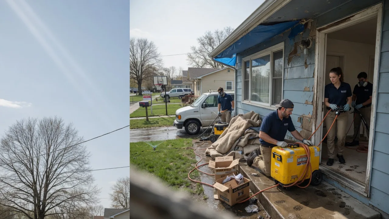 Basement Flood Cleanup in Osborne, KS near me